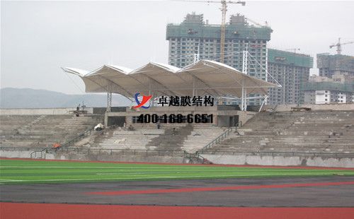 玉溪<font color='red'>膜結(jié)構(gòu)看臺</font>/主席臺/舞臺【玉溪衛(wèi)生學校等】工程設(shè)計施工案例
