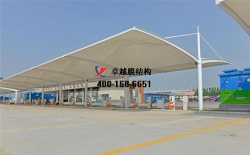 ?？h膜結(jié)構(gòu)充電站樁停車棚/雨棚【浚縣漢生食品有限責(zé)任公司等】工程設(shè)計(jì)施工案例