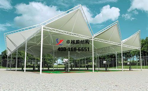    臨滄膜結(jié)構(gòu)網(wǎng)球場門球場籃球場（臨滄體育運動中心室外籃球場）設計施工安裝案例